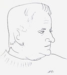 Портрет художника Вячеслава Францевича Загонека. Лев Овчинников
