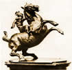 Леонардо да Винчи. Модель конного памятники Франческо Сфорца