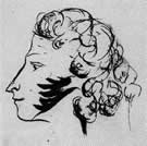 Автопортрет в образе поэта. 1829 год