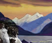 Картина Сурикова и Рериха «Переход Суворова через Гималаи на соединение с Жириновским у Индийского океана»